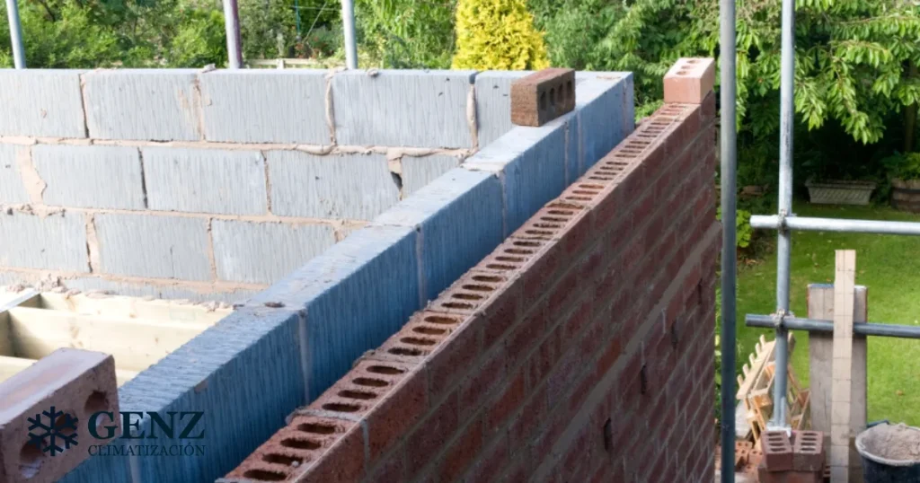 Se puede construir una pared pegada al muro medianero en Argentina
